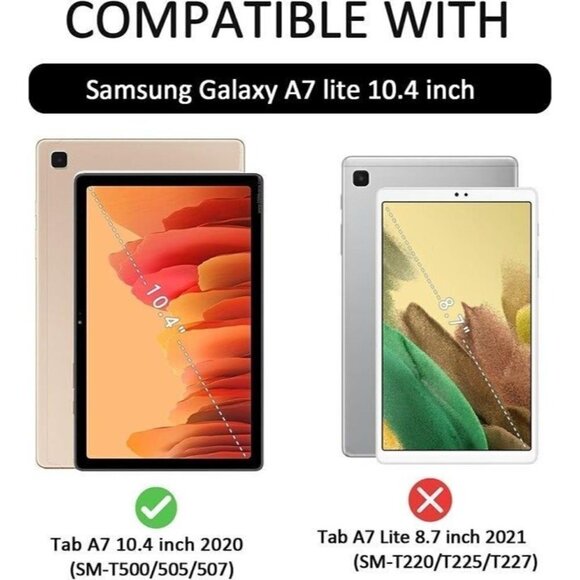 Case for Samsung Galaxy Tab A7 10.4 Inch 2020 with Stand, Hand Strap - Picture 3 of 7